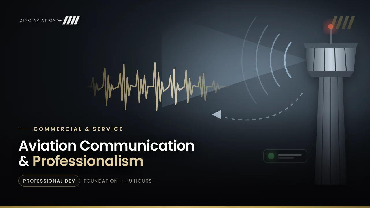 Aviation Communication & Professionalism course artwork