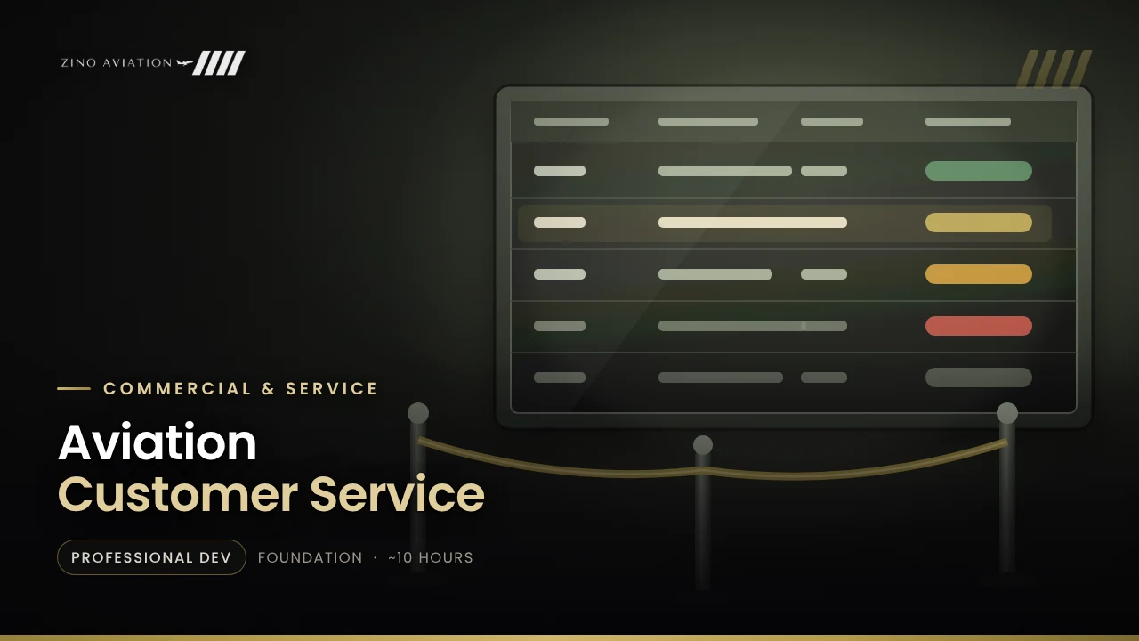 Aviation Customer Service course artwork